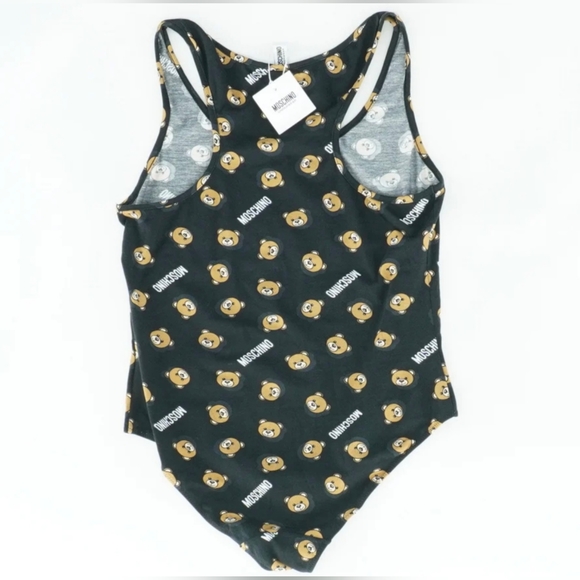NWT MOSCHINO ALL OVER BEAR BODYSUIT Size XL - Picture 2 of 7